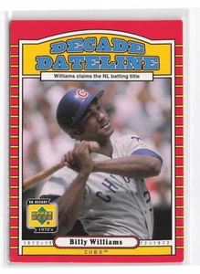 Billy Williams #119 2001 Upper Deck Decade 1970's Chicago Cubs - Picture 1 of 2