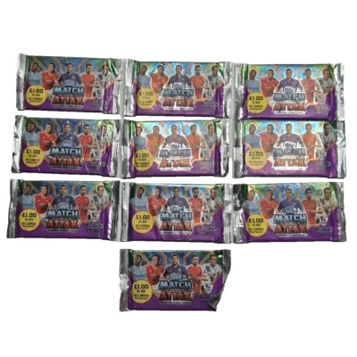 Topps MATCH ATTAX 2015/16 Premier League Football Cards 10 Sealed Packets Packs - Image 1 of 4