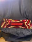 VINTAGE MCM MURANO RED & GOLD GLASS CENTERPIECE 23 X 7? 1970?s