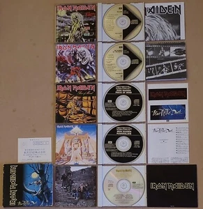 Iron Maiden Killers CP32-5107, Number Of The Beast CP32-5108 ~ 5 Japan CD Lot! - Picture 1 of 24