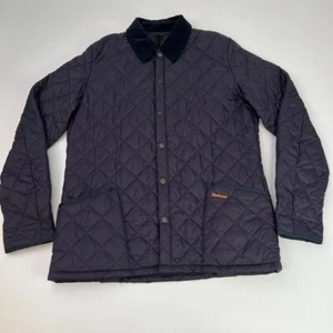 Barbour Jacket Men Large Heritage Quilt English Classic Pocket Button Coat Core - Picture 1 of 16