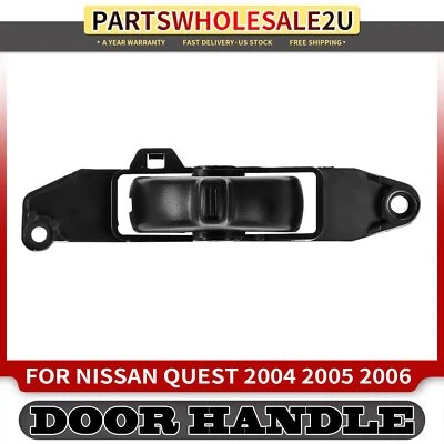 Manija de puerta interior color rojo negro lado pasajero trasero para Nissan Quest 2004-2006 Foto 1 de 4