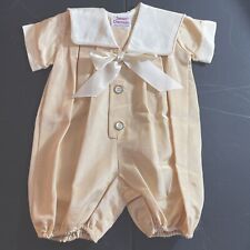 New Boys Size 24mo. Easter/Spring/Summer Ivory Taffeta One Piece 