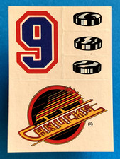 1986-87 Topps Hockey Helmet Stickers #24 Vancouver Canucks