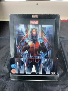 MARVEL'S ANT-MAN BLURAY 3D+2D ZAVVI EXCLUSIVE LIMITED STEELBOOK LENTICULAR, NEW - Picture 1 of 3