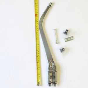 HURST Early USA MADE Welded Chrome Curved Shifter Stick w/ new Hardware 7236 - Picture 1 of 4