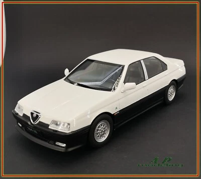 modellino auto 1:18 alfa romeo 164 Q4 bianco del 1994 modellini diecast - Immagine 1 di 4