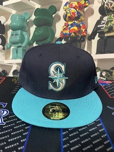 New Era 59Fifty Seattle Mariners 7/58 Fitted Baseball Cap - Picture 1 of 3