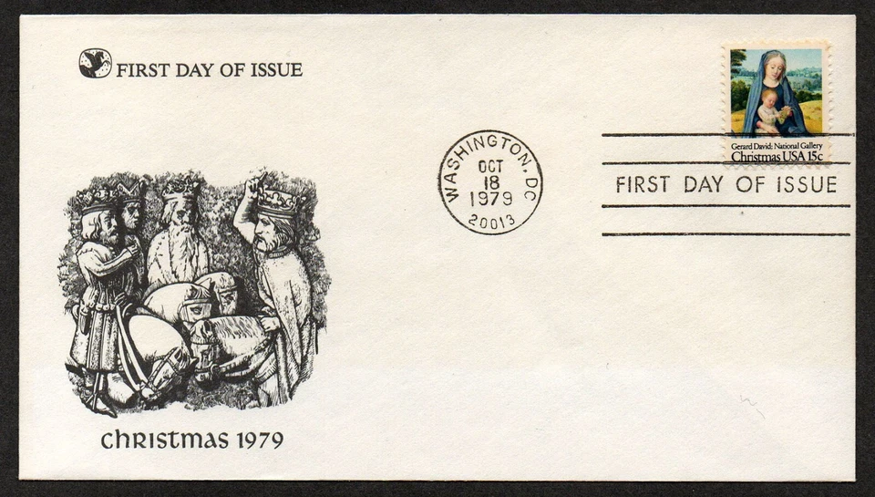 USA, SCOTT # 1799, READER'S DIGEST FDC COVER OF YEAR 1979 CHRISTMAS - Image 1 of 1
