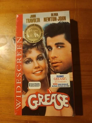 Grease (1998 -VHS) 20th Anniversary-Widescreen Edition)  New Sealed  - Image 1 of 4