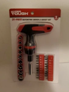 Hyper Tough Tools 31 Piezas Juego de Destornillador de Trinquete y Enchufes Totalmente Nuevo - Imagen 1 de 2