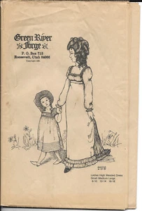 Green River Forge Ladies High Waisted Dress Pattern, Sizes Sm-Lg - Picture 1 of 1