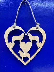 Breed Specific Hanging Heart-All Breeds Available - Picture 1 of 31