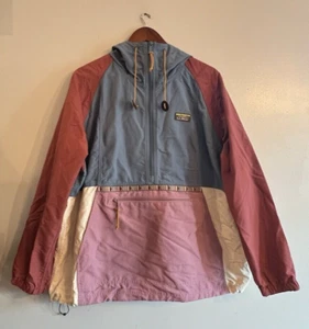 L.L. Abrigo Chaqueta Anorak Bean Ws Mountain Clásico Con Capucha Azul Rosa Blanco 1x Plus - Imagen 1 de 6