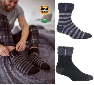 Mens Heat Holders Winter Warm Thermal Home Sleep Bed Socks - OLWEN - Picture 1 of 9
