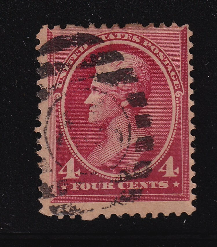 Jackson Sc 215 1888 sonido usado 4c carmín único CV $30 (B Foto 1 de 1