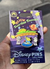Disney Parks 2023 Toy Story Land 5th Anniversary Alien Swirling Saucers LE Pin