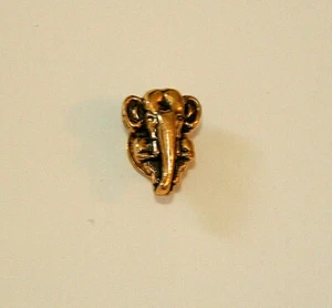 Vintage Golden I Am Republican Elephant Political Revers Button Hole NOS Neu 1950-60er - Bild 1 von 2