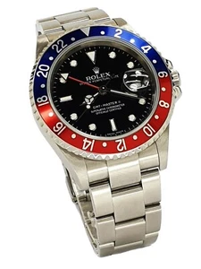 Rolex 16710 GMT-Master 2 II - Seltene Pepsi - Stick Dial Cal 3186 - Bild 1 von 10