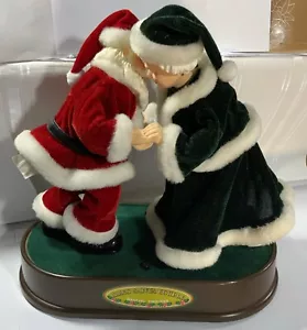 Vintage Disco Weihnachtsmann Paar tanzt zusammen 12" groß funktioniert nicht - Bild 1 von 8