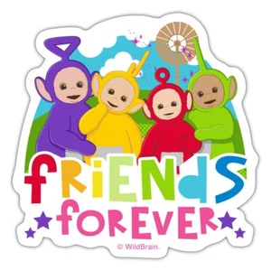 Teletubbies Cute Design Friends Forever Sticker, max. 4 x 4" - Picture 1 of 7