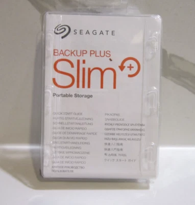 Seagate Slim Portable Drive 500GB SRD00F1 Black 1E7AN4-501 USB 3.0 - Image 1 of 4