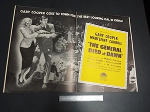 Hollywd Reporter 9 4 1936 The General Died at Dawn Gary Cooper Madeleine Carroll - Picture 1 of 7
