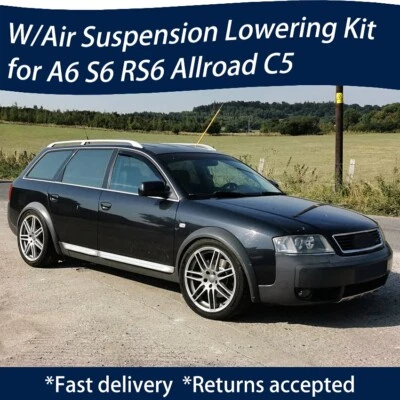 💥Para Audi A6 S6 RS6 C5 4B Allroad Suspensión neumática Eslabones descendentes ajustables Varillas Foto 1 de 4