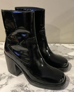 Jeffrey Campbell Women’s Maxen Black Chunky Booties Boots Sz 9.5 NWB - Picture 1 of 12