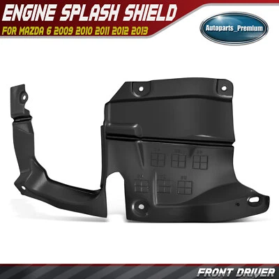 Protector contra salpicaduras interior del motor del conductor delantero izquierdo forro del guardabarros para Mazda 6 2009-2013 Foto 1 de 4
