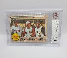 Roberto/Bob Clemente 1968 Topps Manager's Dream Card #480- BVG Graded 4.5