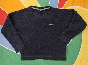 Vintage 90s Patagonia Little Kids Quilted Crewneck Sweatshirt XSmall - Picture 1 of 5