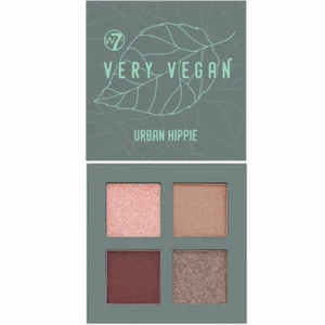 W7 Cosmetics Very Vegan Eyeshadow Quad Urban Hippie - Eyes Pink Shimmer Nude - Picture 1 of 1