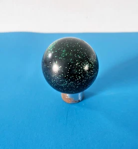 TRUE Vintage 4 Speed Green Glitter Shift Handle Knob Manual Floor Shifter Muncie - Picture 1 of 6