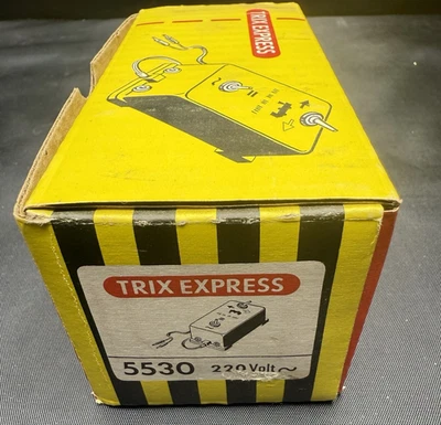 TRIX EXPRESS 5530 220 VOLT TRANSFORMER FOR HO MODEL TRAINS  NEW IN BOX - Image 1 of 3