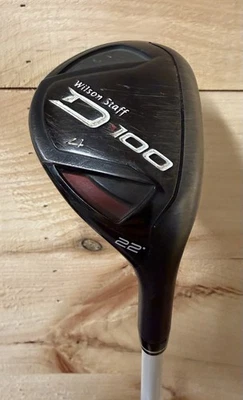 Wilson Staff D-100/4 híbrido 22 grados/eje de grafito rígido/mano derecha Foto 1 de 4