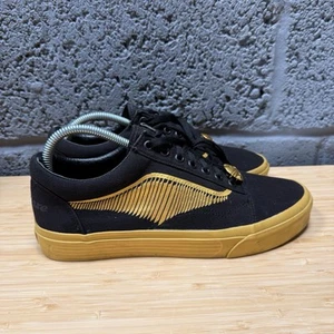 Vans Old Skool X Harry Potter Golden Snitch Mens UK 9 Shoes Sneakers Black - Imagen 1 de 18