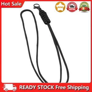 Outdoor Lighting Lanyard Reusable Camping Rope Hanging Phone Holder Cord (Black) - Photo 1/4