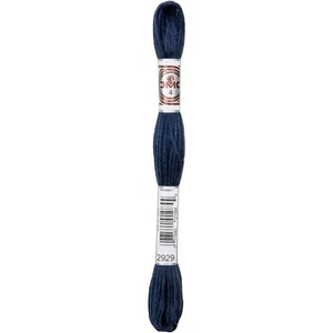 DMC 5-Strand Embroidery Soft Matte Cotton Thread 10.9yd Dark Antique Blue - Picture 1 of 1