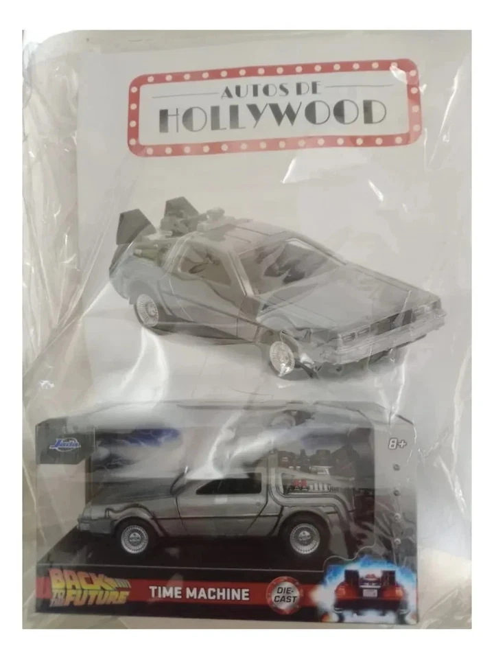 BACK TO THE FUTURE - DELOREAN - HOLLYWOOD CARS - ARGENTINA 1/32 Scale - Image 1 of 1