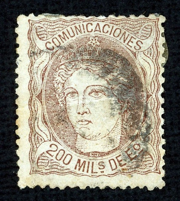 Selo Espanha, Scott # 168 usado - Imagem 1 de 1