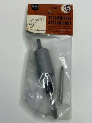 Vintage Sears Craftsman Electric Drill Screwdriver Attachment, 9-2569, Japan - Image 1 of 3