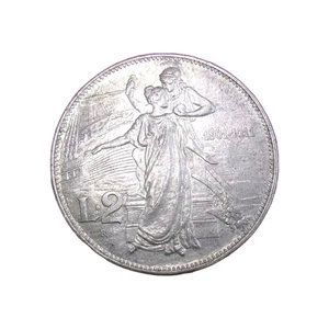 Moneta in argento Regno d'Italia 2 lira 1911 Vittorio Emanuele Cinquantenario - Picture 1 of 4