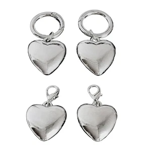 4Pcs Shoe Buckle Love Heart Pendant Martins Boot Buckles Canvas Shoe Decorations - Picture 1 of 8