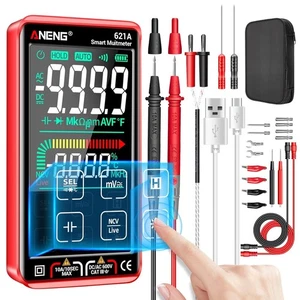 ANENG Digital Multimeter Tester Smart Touch TRMS Auto-Ranging 9999Counts Rech... - Picture 1 of 9
