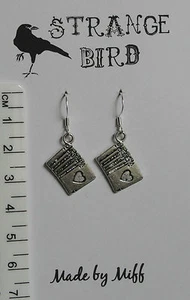 Flushed! earrings card cards poker rock emo rockabilly - Picture 1 of 2