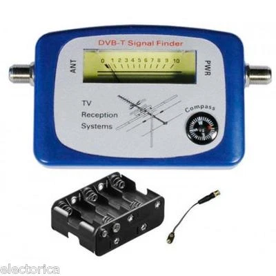 TERRESTRIAL HD ANTENNA SIGNAL METER FINDER  COMPASS BUZZER OTA HD TV UHF aerial - Image 1 of 4