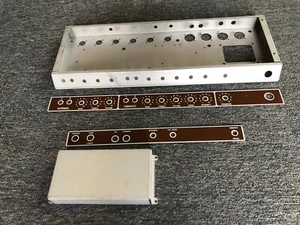 Brownface Bandmaster chassis , finished face plates and cap pan - Picture 1 of 6