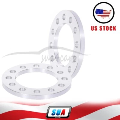 2Pcs 1/2" 6x5.5 Wheel Spacers For Chevrolet Silverado 1500 1999-2010 2012 GMC Foto 1 de 4