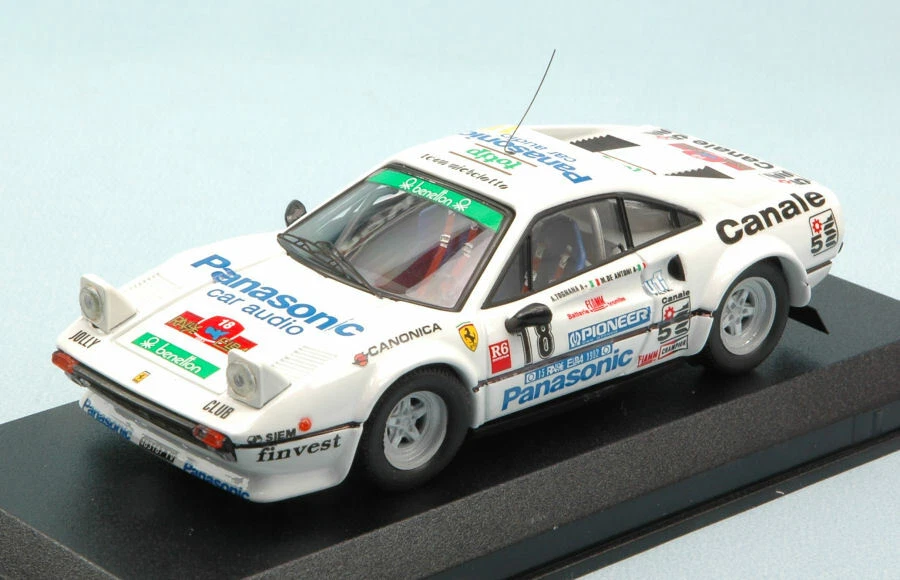 Ferrari 308 Gtb #18 Retired Elba 1982 Tognana / De Antoni 1:43 Model BEST MODELS - Immagine 1 di 1